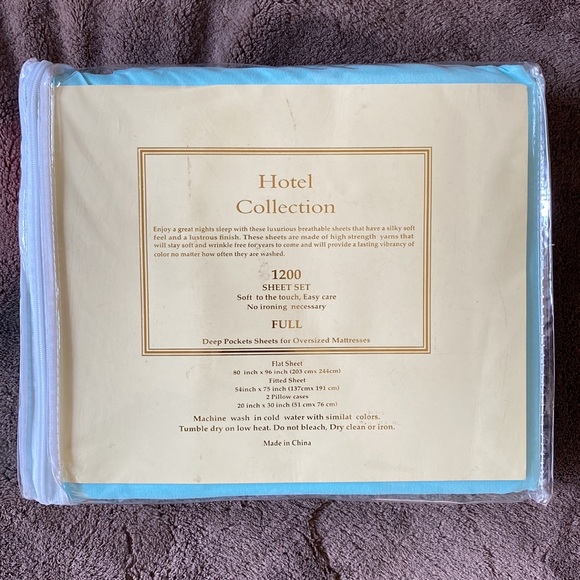 ✨2/$60✨ NWT Hotel Collection 1200 Full Size Bed Set